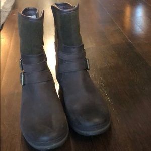 Ugg winter boots - brown and dark green